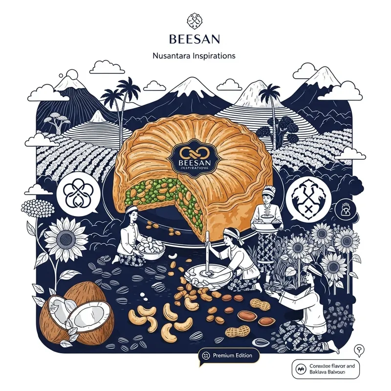 Luxurious Baklava Packaging: Unity in Nusantara Flavors Luxurious Baklava Packaging: Unity in Nusantara Flavors