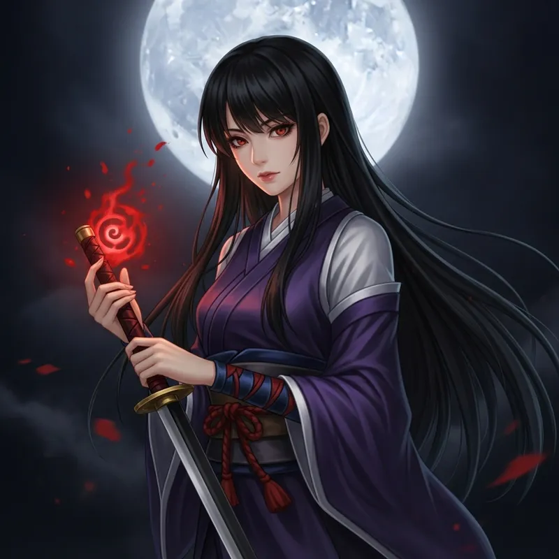 Dark Anime Girl from Bleach Series Dark Anime Girl from Bleach Series