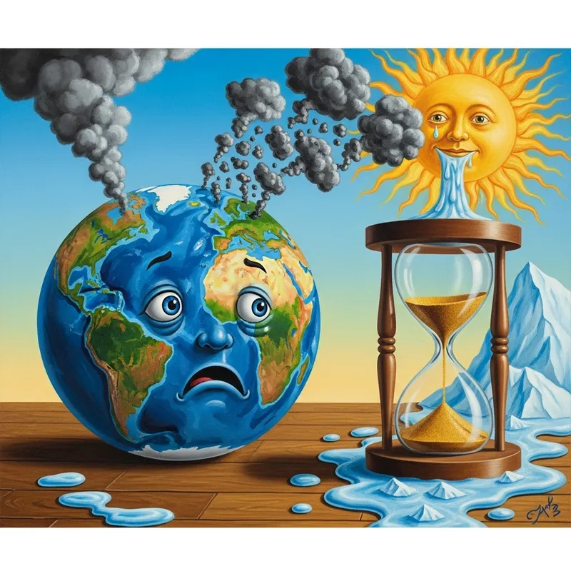Surreal Climate Change Art: A Visual Interpretation Surreal Climate Change Art: A Visual Interpretation