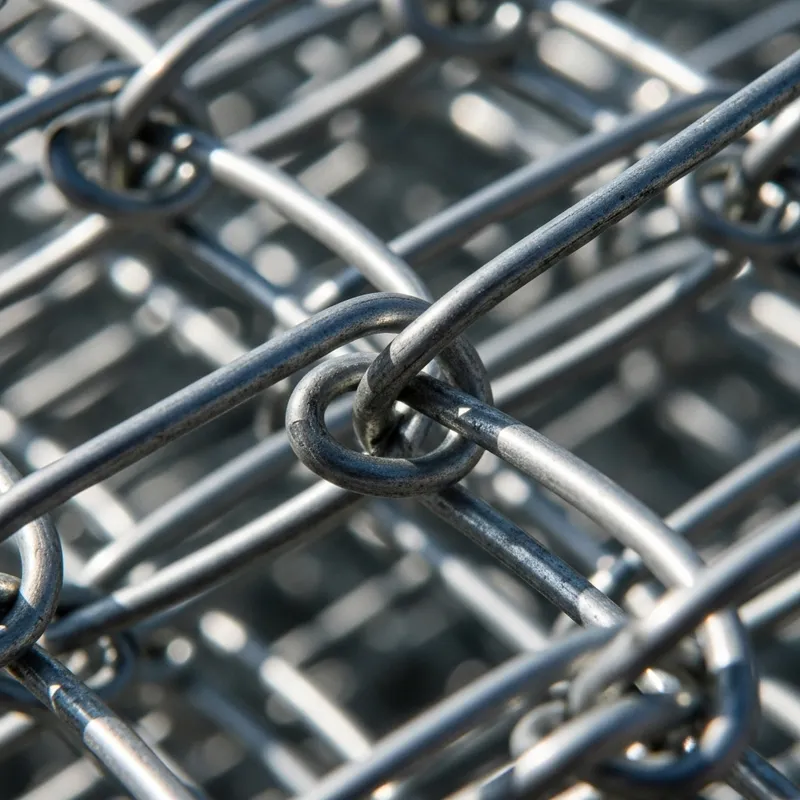 Cyclone Wire Mesh Texture - Galvanized Steel Design