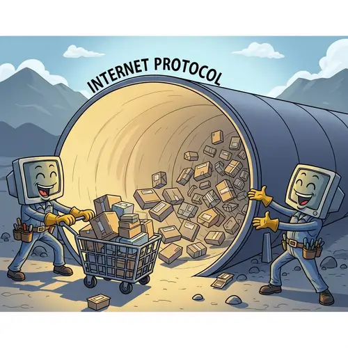 Hilarious Computer Network Tunneling Scenario