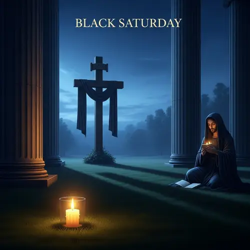 Black Saturday Symbolism: Holy Saturday Reflection