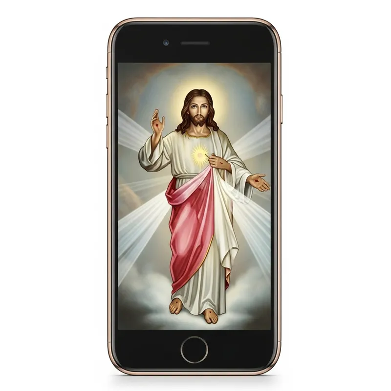 Resurrected Jesus Christ on iPhone - Powerful Image Resurrected Jesus Christ on iPhone - Powerful Image