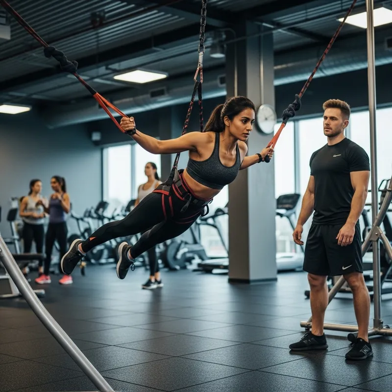 Bungee Workout at Modern Fitness Center