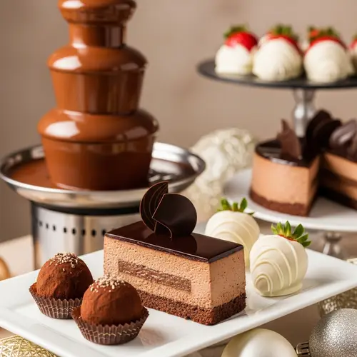 Delicious Chocolate Desserts | Chocolate Fountain Display