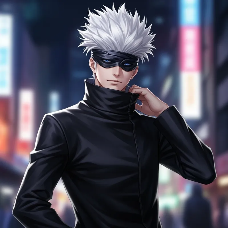 Gojo Satoru: Mysterious Character with White Hair