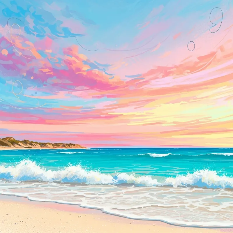 Tranquil Abstract Beaches | Seaside Landscape Tranquil Abstract Beaches | Seaside Landscape