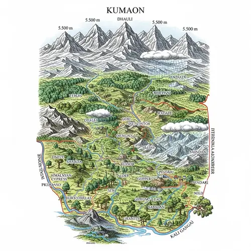 Intricate Representation of Kumaon Himalayas | Geological, Ecological & Historical Aspects