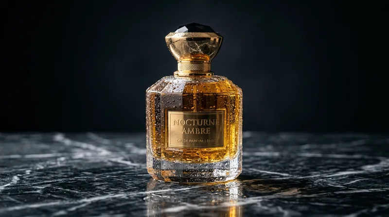 Luxury Perfume Bottle in Stunning 4K Close-Up