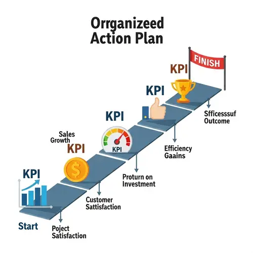 Well-Organized Action Plan with KPIs for Success