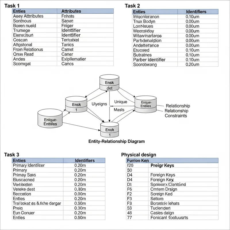 Guidelines for Data Requirements, ER Diagram, and Physical Design