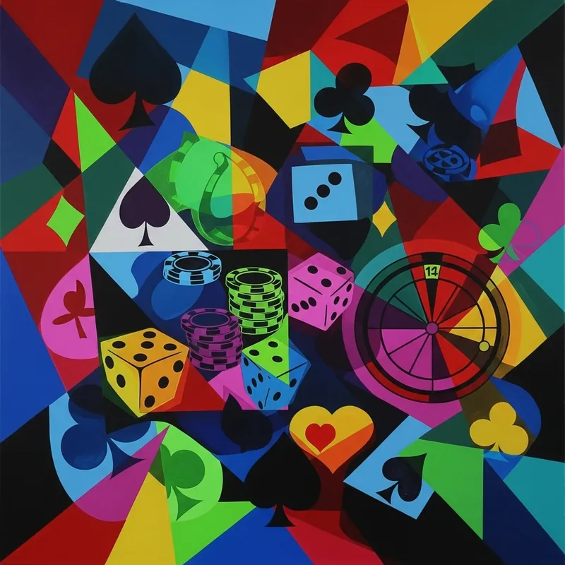Abstract Betting & Gambling Art | UFABET1688