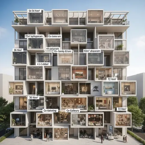 Modern Modular Residential Building | Unique 11-Story Structure