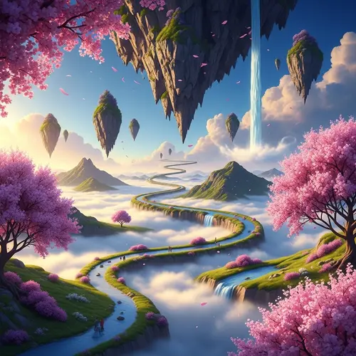 Dreamlike Surreal Landscapes Generator
