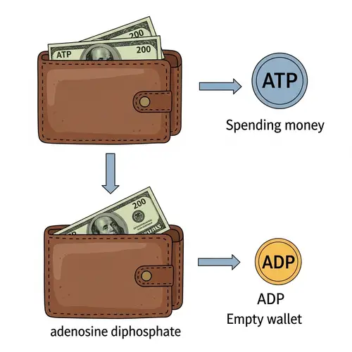 ATP and ADP Wallet Analogy: Energy Currency for Cells