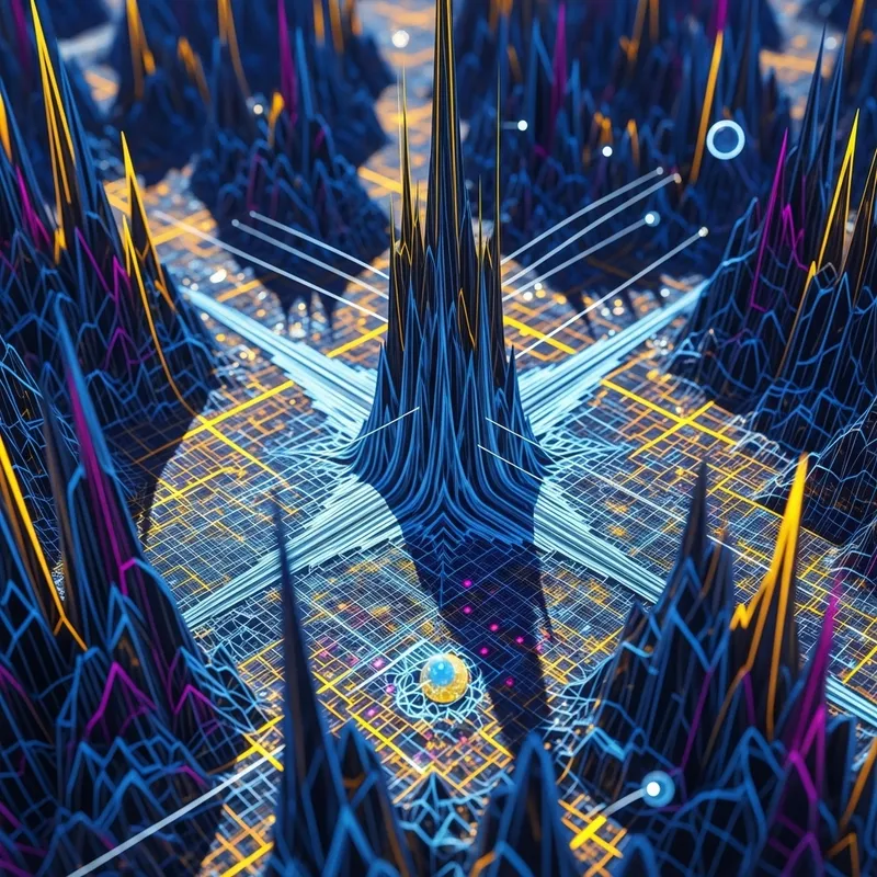 Dynamic Geometric Landscape with Mathematical Precision