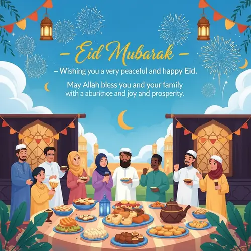 Eid Mubarak Celebration | Joy & Prosperity for You