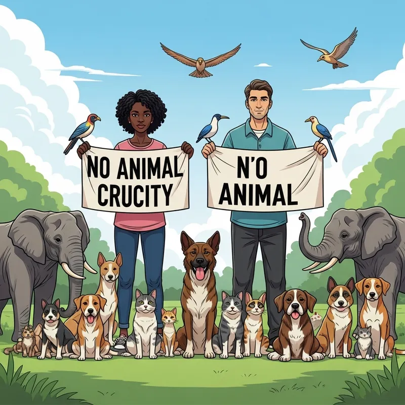 Take a Stand for Animal Rights | Empowering Image of Defiance