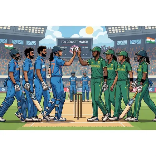 Diverse T20 Cricket Match: India vs South Africa