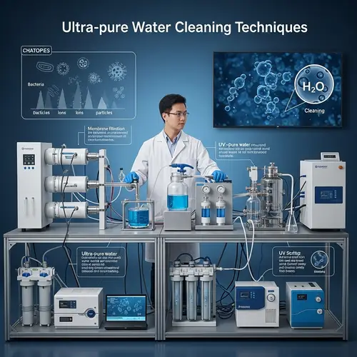 Ultra-Pure Water Cleaning Techniques: Expert Showcase in Laboratory