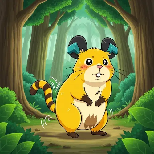 Adorable Pikachu Caught Peeing | Forest Setting