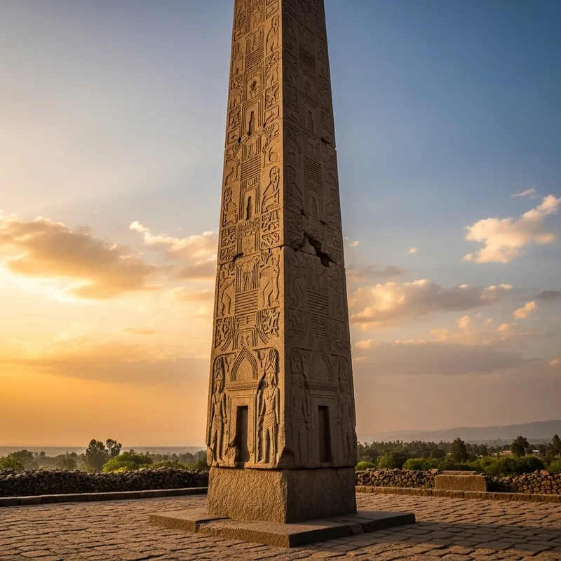 Axum Monument: Ancient Granite Obelisk in Ethiopia