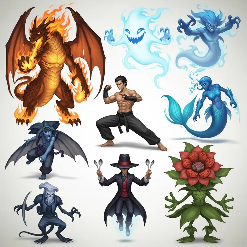 Distinctive Imaginary Pokemon Team: Charizard, Gengar, Vaporeon & More