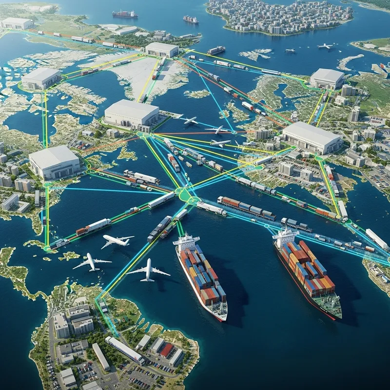 Modern Global Distribution System: Network & Routes