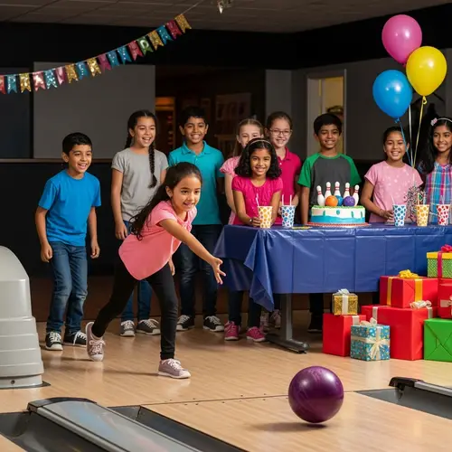 Kids Bowling Birthday Party - Fun Celebration at Bowling Alley