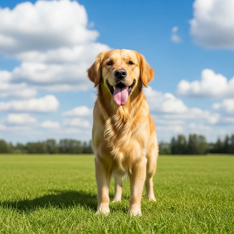 Adorable Dog Enjoying Outdoor Fun | Playful Pet Scene