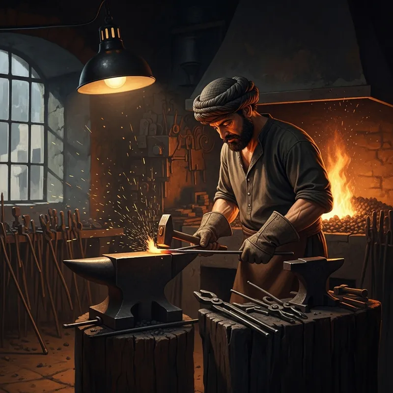 Skilled Blacksmith: Capturing Metalworking Craftsmanship Skilled Blacksmith: Capturing Metalworking Craftsmanship