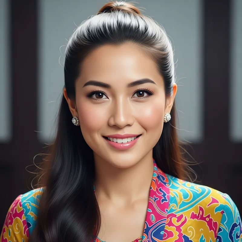 Chinese-Indonesian Woman in Traditional Attire