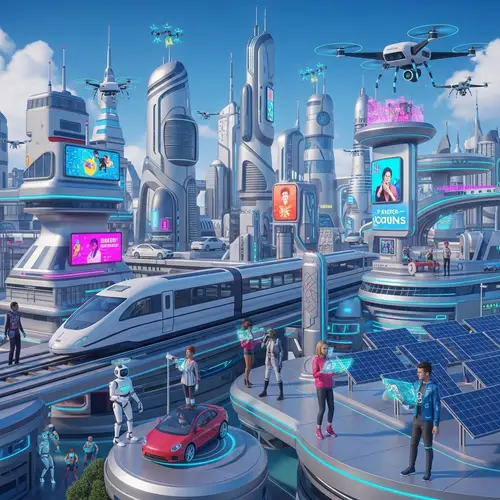 Futuristic Technology: Vision of Advanced Cities - AI