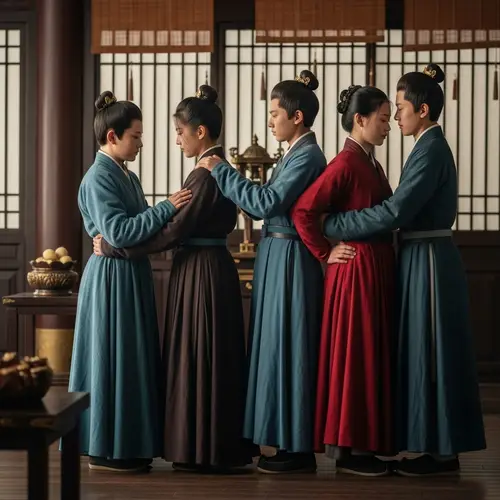 Ancient Chinese Royal Palace Spiritual Ritual