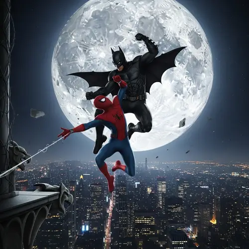 batman vs spiderman