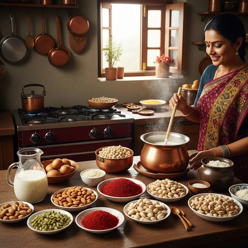 Traditional Indian Kitchen: Colors, Aroma, Almonds & Spices | Sensory Feast