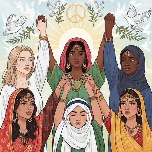 Diverse Women Unity Poster for Respect and Equality