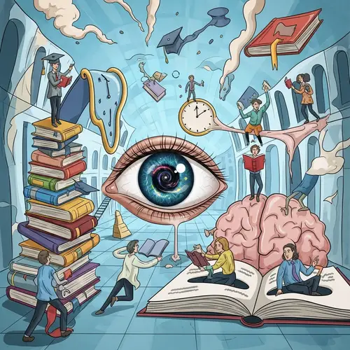 Surrealistic Educational Scene: A Limitless Learning Experience