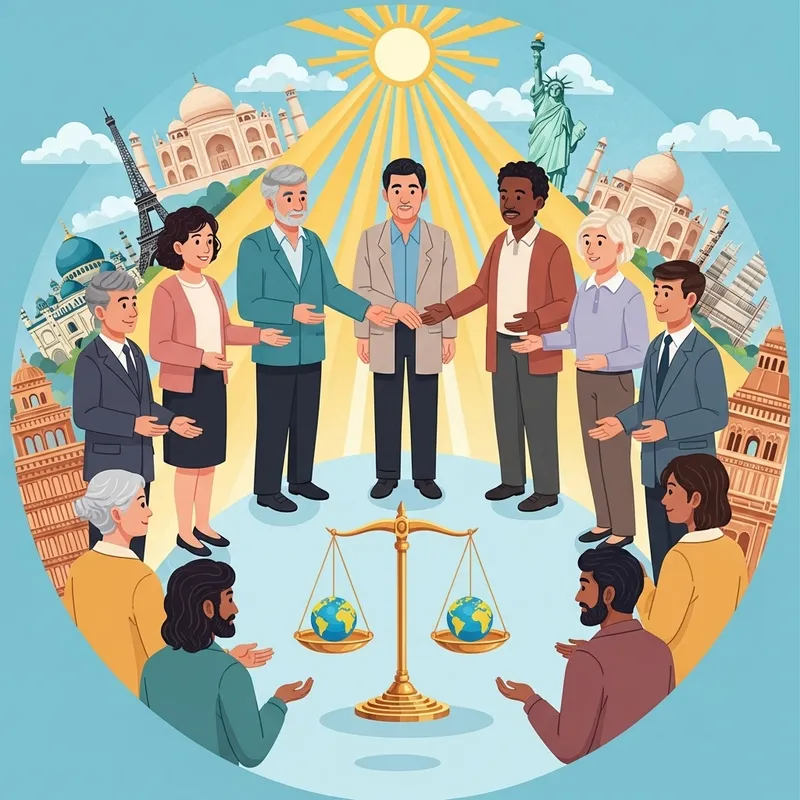 Visual Representation of Human Rights & Dignity Worldwide