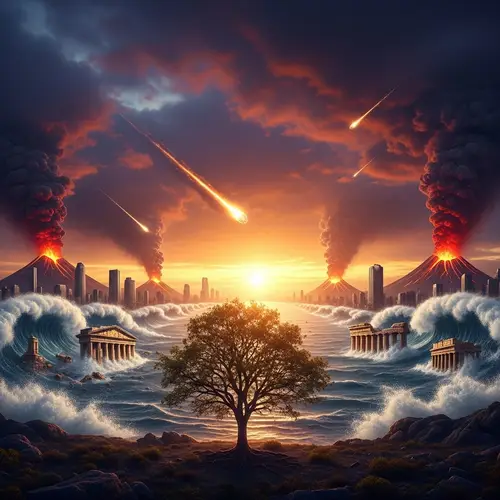 Apocalyptic Scene: End of the World Imagery