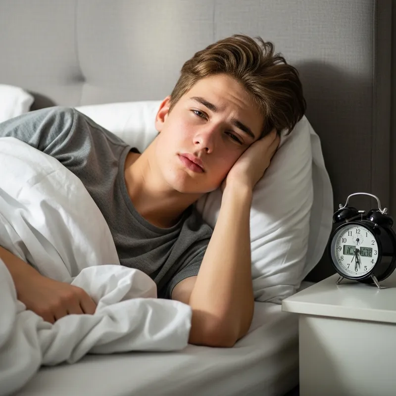 Naughty Teen Boy Waking Up: Morning Routine Scene Naughty Teen Boy Waking Up: Morning Routine Scene