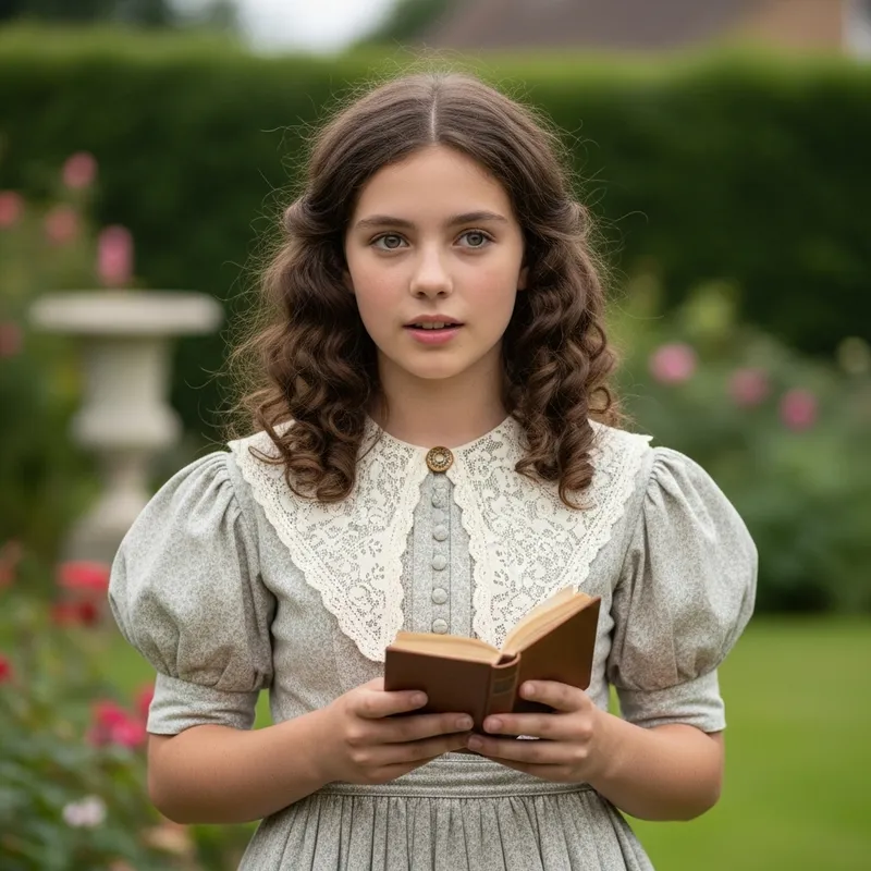 Middle Class Victorian Girl: A Timeless Portrait Middle Class Victorian Girl: A Timeless Portrait