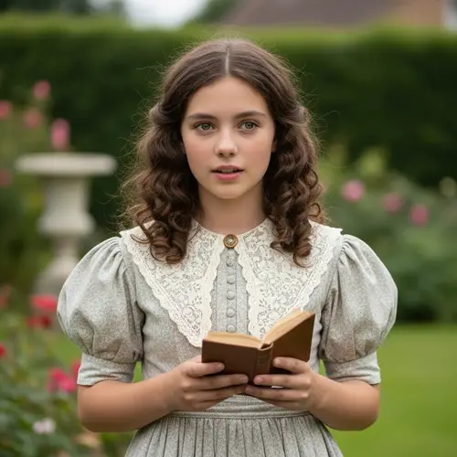 Middle Class Victorian Girl: A Timeless Portrait