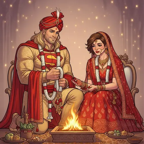 Thor & Jane Indian Wedding: Hero Marries Bride in Traditional Ceremony