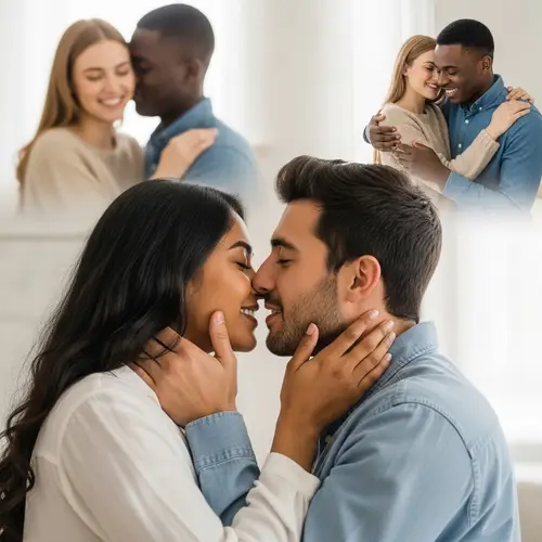 Multicultural Love Embrace: Profound Connections & Devoted Love