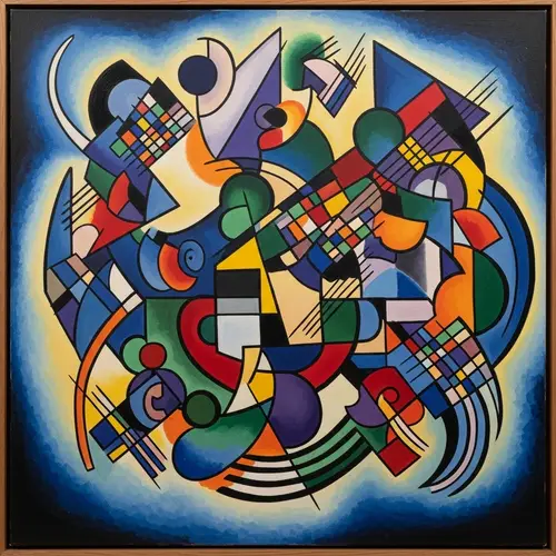 Early 20th Century Abstract Art | Geometric Precision & Vibrant Colors