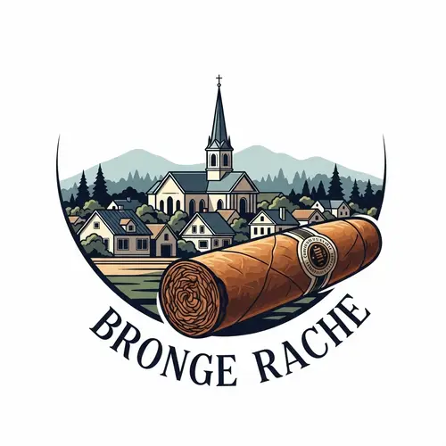 Serene Town Logo with Iconic Cigar | Brand Showcase