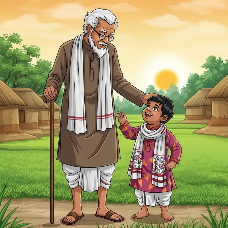 Bade and Chote Miyan in Bengali Style - Heartwarming Moment