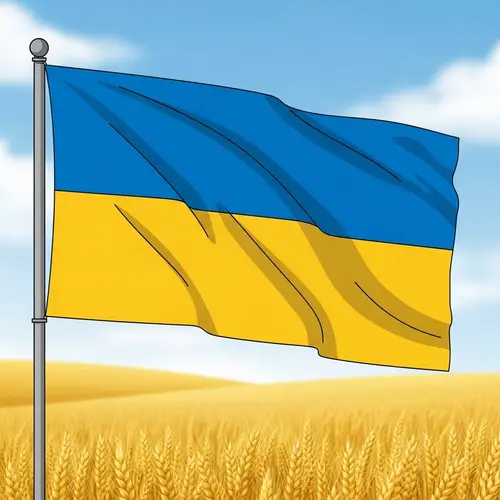 Flag of Ukraine: Symbolism of Blue and Yellow Colors