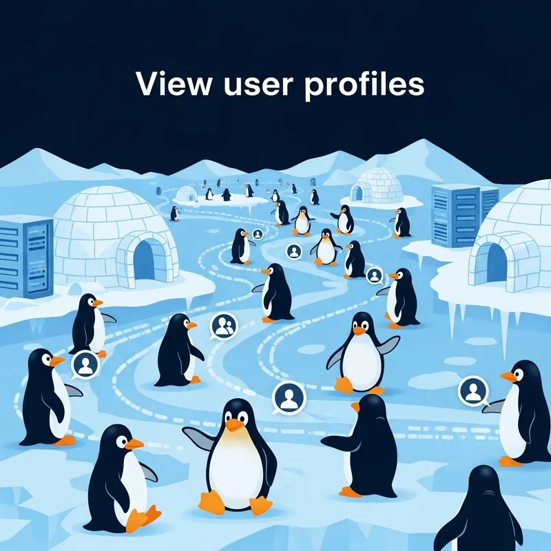 Tux the Penguin User Profiles for Collaborative Community